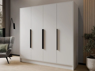 Armoire Portes Battantes Perugia Blanc
