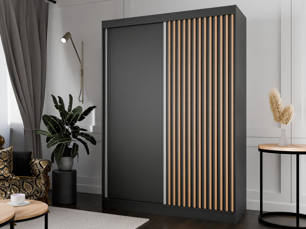 Armoire Portes Coulissantes Loreto Noir
