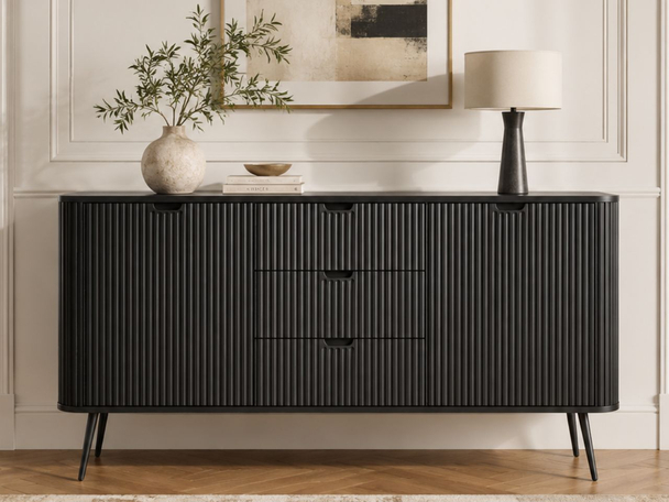 Commode de Rangement Viva noir