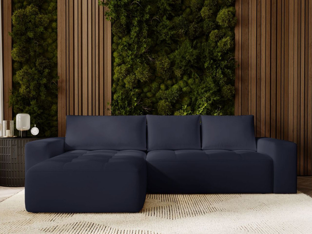 Canapé d'Angle Gauche Convertible avec Coffre Portland Anthracite
