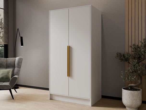 Armoire Portes Battantes Perugia Blanc
