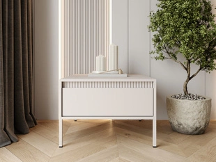 Table Basse avec Rangement Sorano Beige