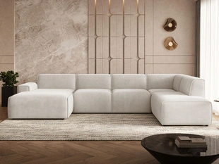 Canapé d'Angle Droite Belluno Beige clair