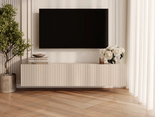 Meuble TV avec portes 150 cm Kioto Cachemire