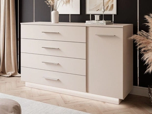 Commode de Rangement avec éclairage LED Nuveo Cachemire
