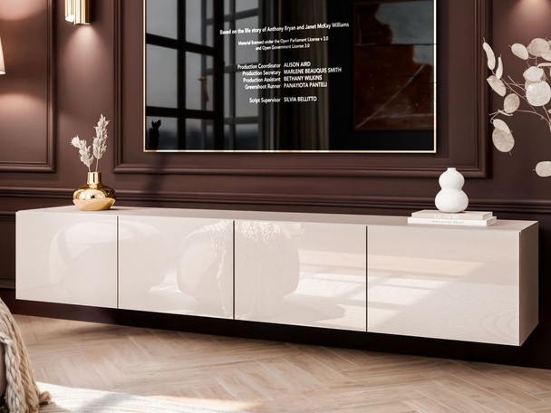 Meuble TV Rangement Nodoo Cachemire