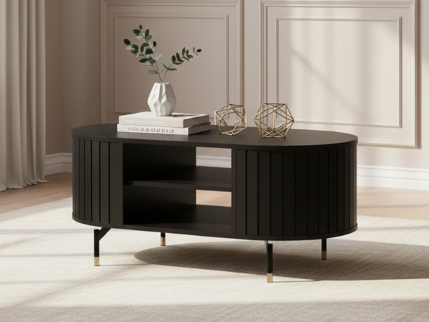 Table Basse Soria Noir mat