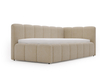 Beige foncé \ Bouclé \ Droits