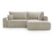 Beige \ Velvet \ Angle droit