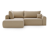 Beige \ Velours \ Angle gauche