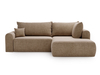 Beige foncé \ Velvet \ Angle droit