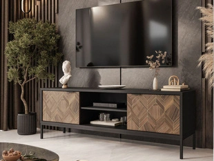 Meuble TV Rangement Tavio Noir