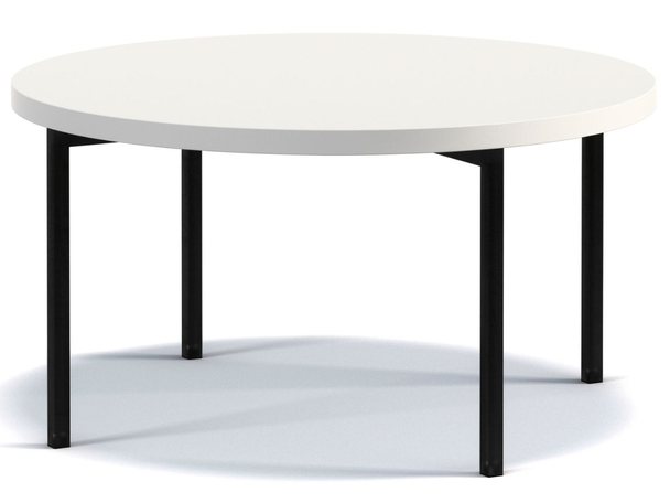 Table basse ronde Sevilla Brillant blanc